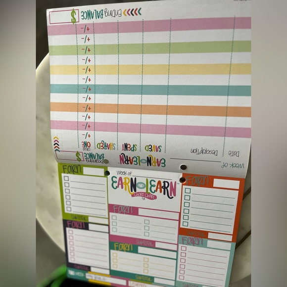 Earn & Learn Kids’ Chore Chart Money Management - Picture 7 of 11
